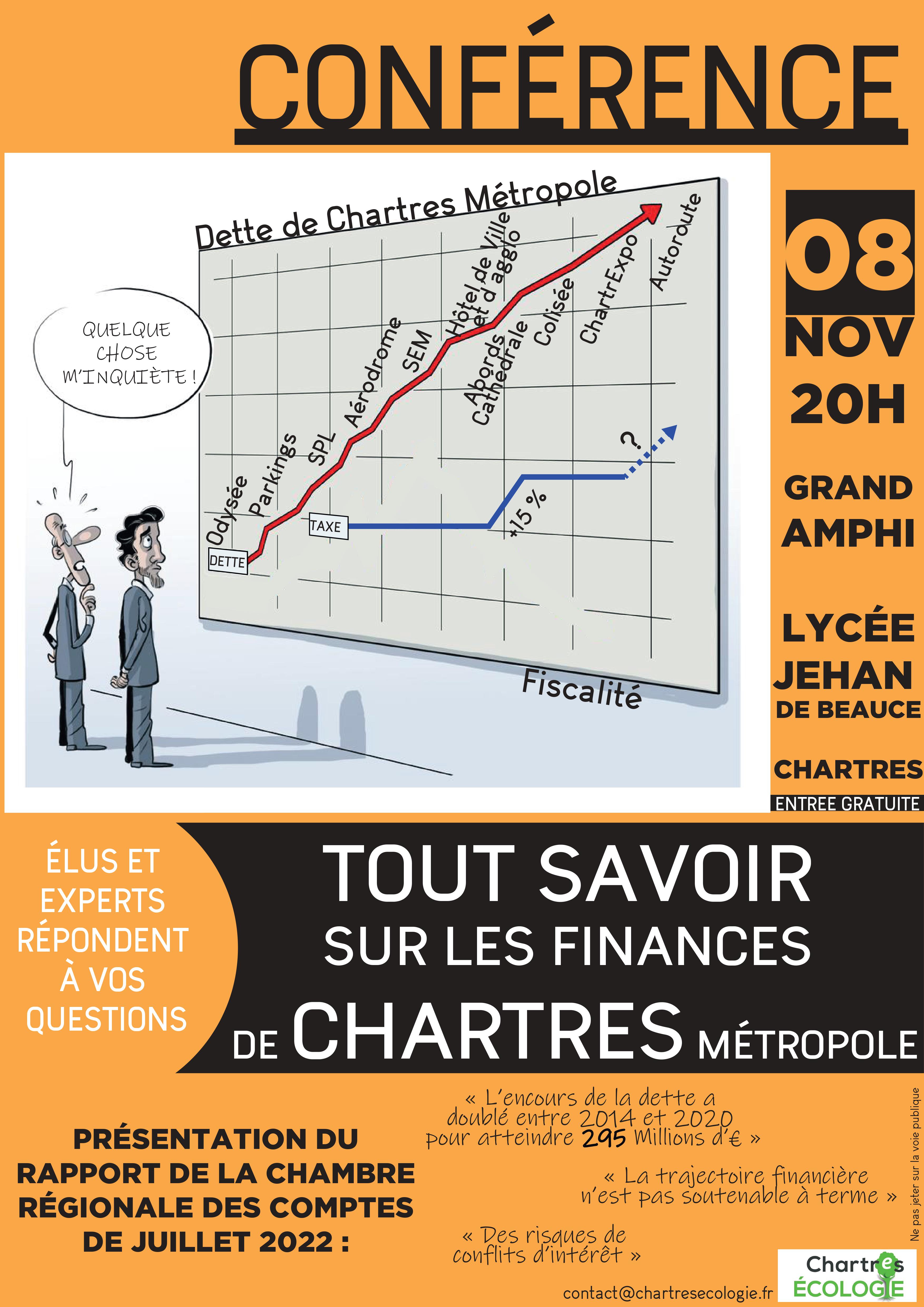 Conférence sur les Finances de Chartres Métropole